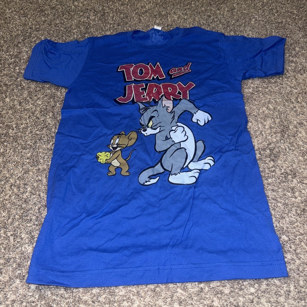 Tom and Jerry Graphic T-Short Mens Size Small